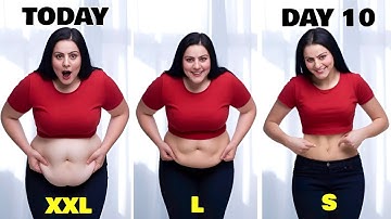 Results in 10 Days | 1 Minute Standing Exercises To Lose Belly Fat Forever