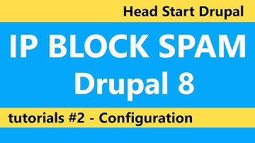 How to block or ban ip address for spammers in your drupal website.