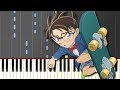 'Detective Conan' – Detective Conan Main Theme [Piano Tutorial](Synthesia)