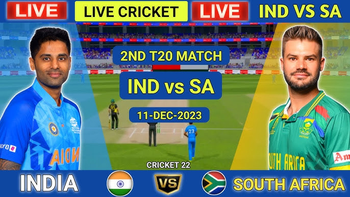 🛑South Africa vs India Hindi 2nd T20I 🛑 Live 2023 IND Vs SA CRICKET 22  GAMEPLAY 