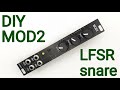 DIY eurorack modular synth | MOD2 LFSR Snare : RP2350 based drum module