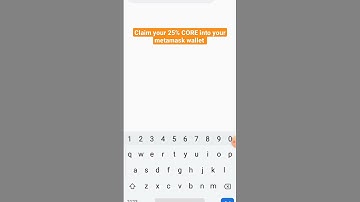 Simple steps to claim your 25% CORE from CoreDAO website into your metamask wallet