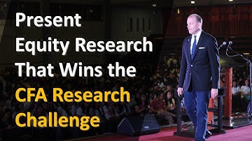 10 Secrets to Winning the CFA Research Challenge with Equity Research!