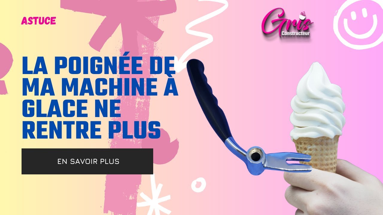 Levier De Contrôle Poignée Rechange Pour Machine à Glace – Accessoire Robuste Anti-Fuite Pour Boutique Café Maison
