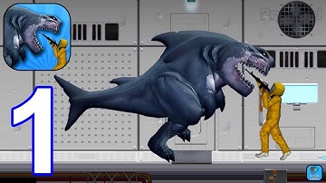 Sharkosaurus Rampage - Gameplay Walkthrough Part 1 Levels 1-7 (iOS,Android Gameplay)