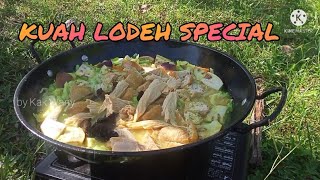 MENU RAYA KUAH LODEH ATAU LONTONG #lontong #hariraya #resepi