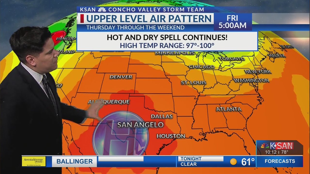KSAN Storm Team daily forecast update - Wednesday June 10, 2020 - YouTube