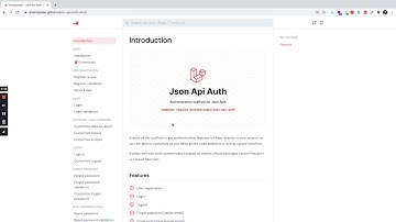 Laravel Json API Authentication - Customize Login & Register features.