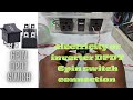 6pin DPDT switch se inverter or electricity se led light kaise jalaoge// DpDt switch connection