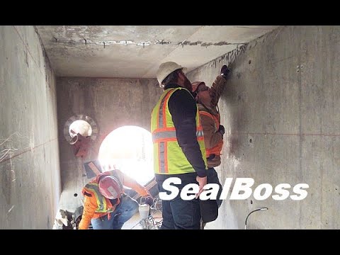 Water Tank Sealant - Water Treatment Plant Tanks Sealed - video from SealBoss