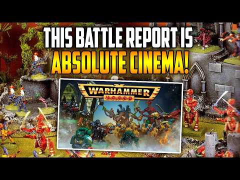ABSOLUTE CINEMA! This Old Hammer Battle Report is Perfect 40K!