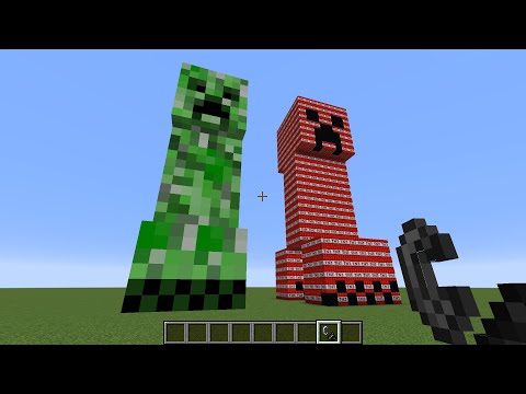 giant creeper vs giant TNT creeper