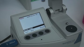 10.Using a NanoDrop spectrophotometer for DNA barcoding (Spanish)