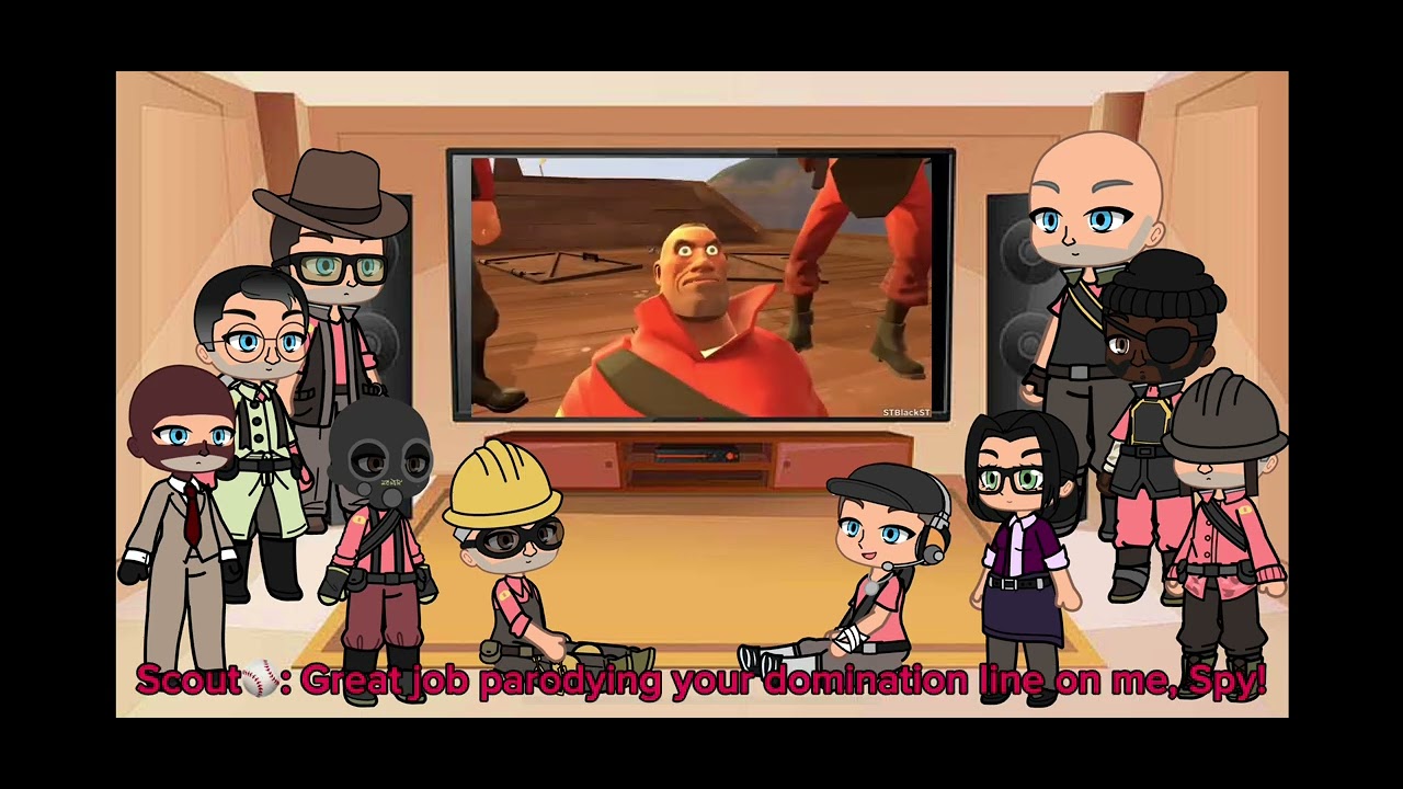 Gacha Club Reaction: TF2 Characters React to Cringineer_strikes_back_again.muda
