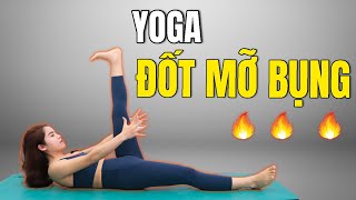 Yoga giảm mỡ bụng giúp bụng nhỏ eo thon | Hoàng Uyên yoga screenshot 1