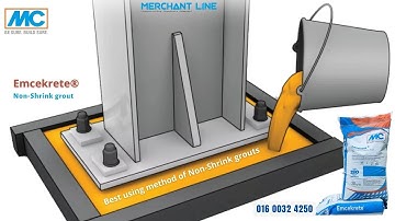 Emcekrete® Best Non-Shrink Grouts in Bangladesh.