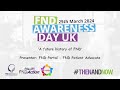 Fnd awareness day uk 2024  fnd portal  a future history of fnd