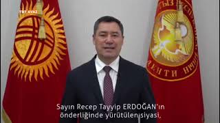 Kırgızistan Cumhurbaşkanı Sadır Caparov, Türkiye Cumhuriyeti'nin 100. Yılını Kutladı 🇹🇷 🇰🇬