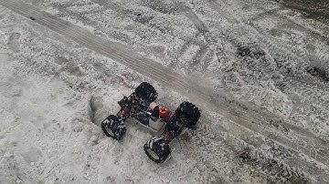 T-Maxx Dynamite .19 snow thrashing