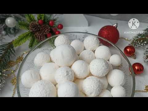 СНЕЖКИ из яблочного зефира. - YouTube
