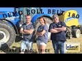 Dmo presse  balle ronde new holland rollbelt 180  sa lelieur  ocane agricultrice