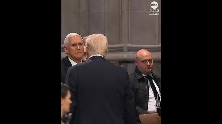 President-elect Trump arrives for former Pres. Jimmy Carter's funeral