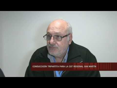 Conducción tripartita para la CGT regional San MartÃn