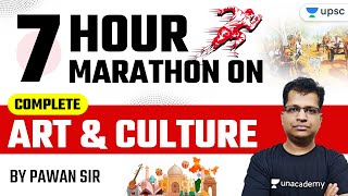 7 Hour Marathon on Complete Art and Culture Nitin Singhania | UPSC CSE 2021/2022 | Pawan Sir
