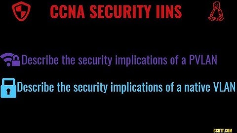 CCNA Security | Control Plane Policing and PVLAN