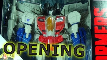 OPENING: Transformers Generations Combiner Wars Leader Class STARSCREAM