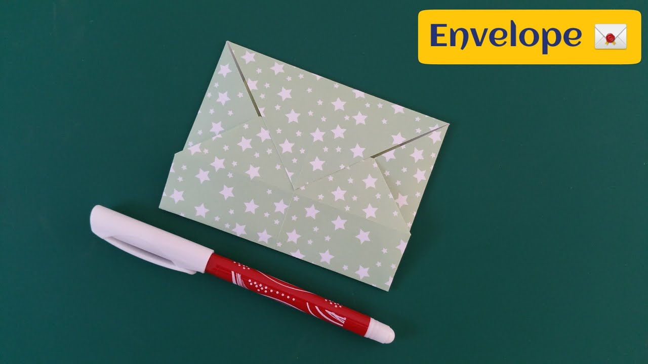 How to make an easy and a Simple Paper 'Envelope ' - Useful Origami