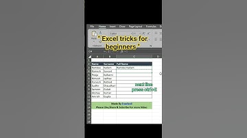 “Quick Excel Formula Hack” | Excel tricks | Excel tips | beginners
