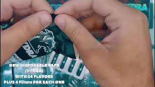 Hydra Unboxing & How To Build Disposable Vape? | Smokeetown Wholesale | 24 Flavors + 4 Filters/each