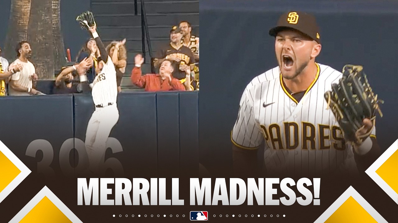 MERRILL MADNESS! Jackson Merrill home run robbery for the Padres