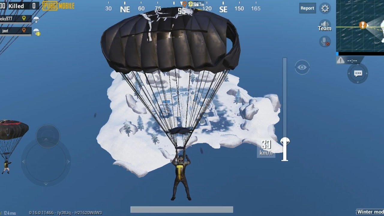 Pubg Mobile | Spawn Iceland Fails | 0.16.0 Update WinterMode |