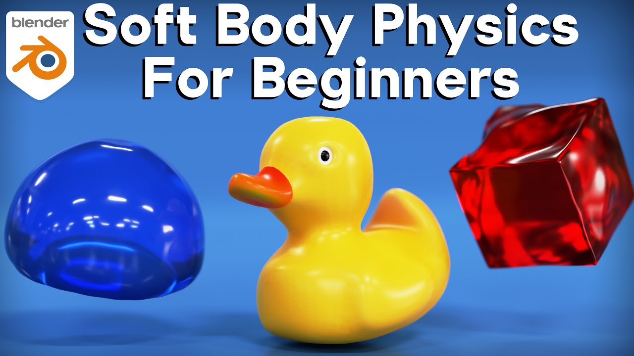 Soft Body Physics for Beginners (Blender Tutorial) 