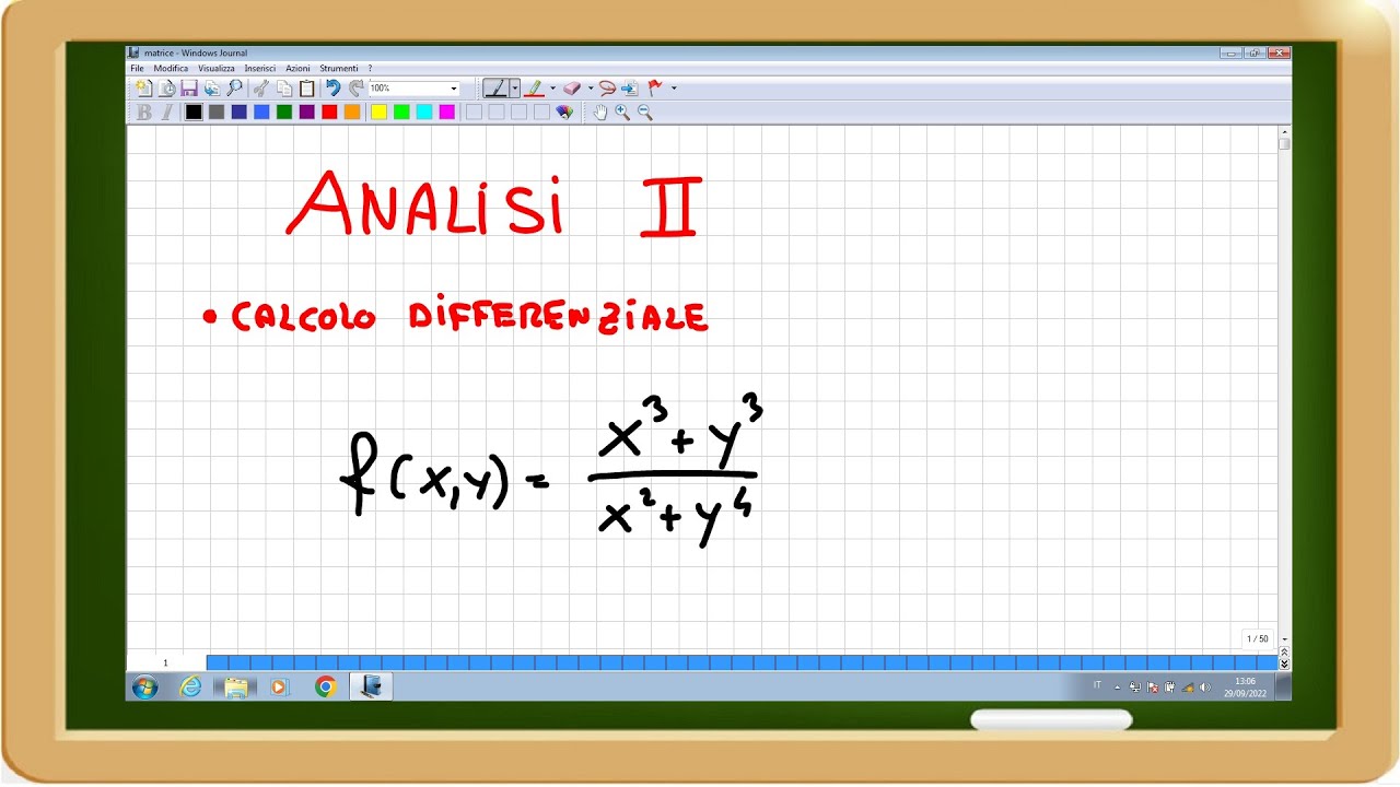 analisi 2 : calcolo differenziale - YouTube