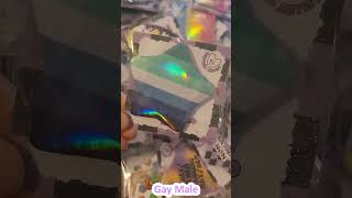 New Holo Pride Flag Star Badges #ytshorts #smallbusiness #prideflag