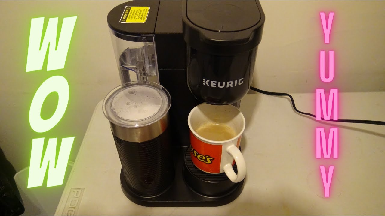 Review Keurig K-Cafe Smart Single Serve Coffee Maker Latte Cappuccino K-Cup  Machine I LOVE IT! 