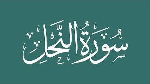 سورة النحل من القرآن الكريم تلاوة هادئة تريح القلب