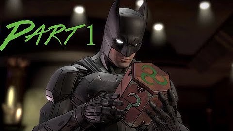 BATMAN THE TELLTALE SERIES SEASON 2 THE ENEMY WITHIN EPISODE 1 WALKTHROUGH PART 1 - THE RIDDLER