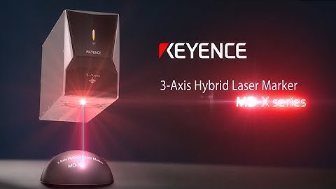 Laser Marking | 3-Axis Hybrid Laser Marker | KEYENCE MD-X Series