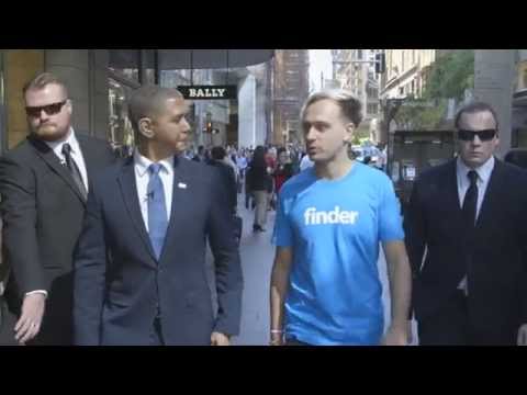 President Obama Arrives in Sydney to Launch finder.com