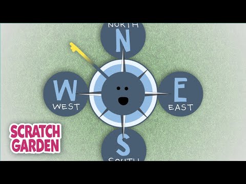 The Directions Song | The North South East West Song | Scratch Garden