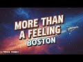 Boston - More Than a Feeling (Lyrics)