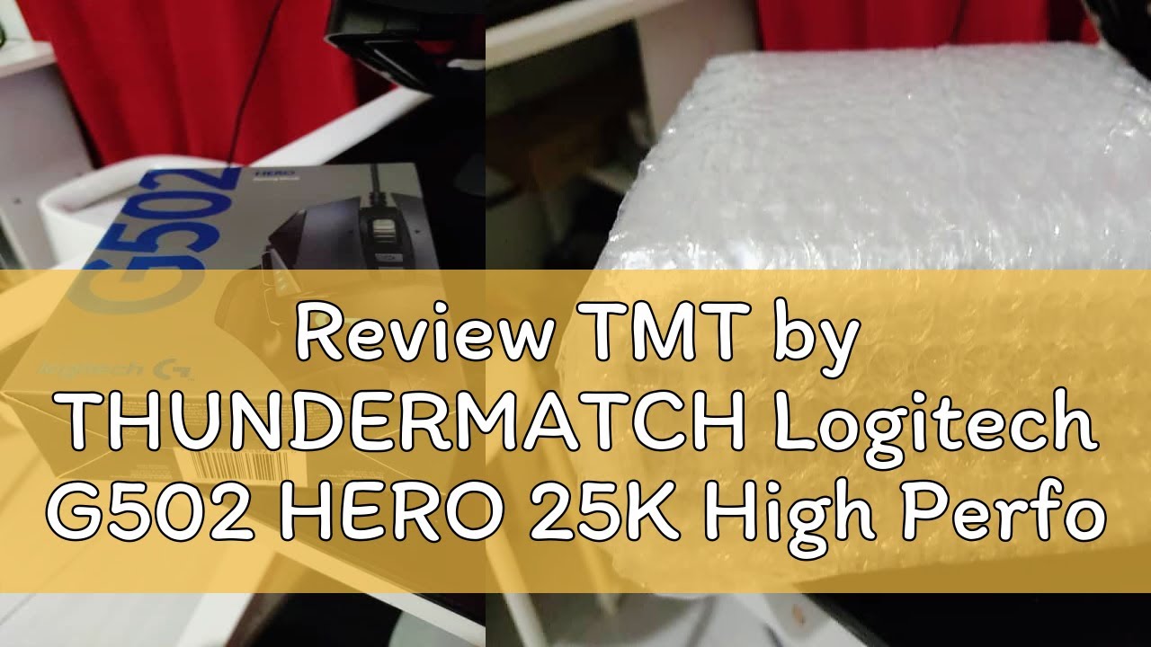 Review TMT by THUNDERMATCH Logitech G502 HERO 25K High Performance ...