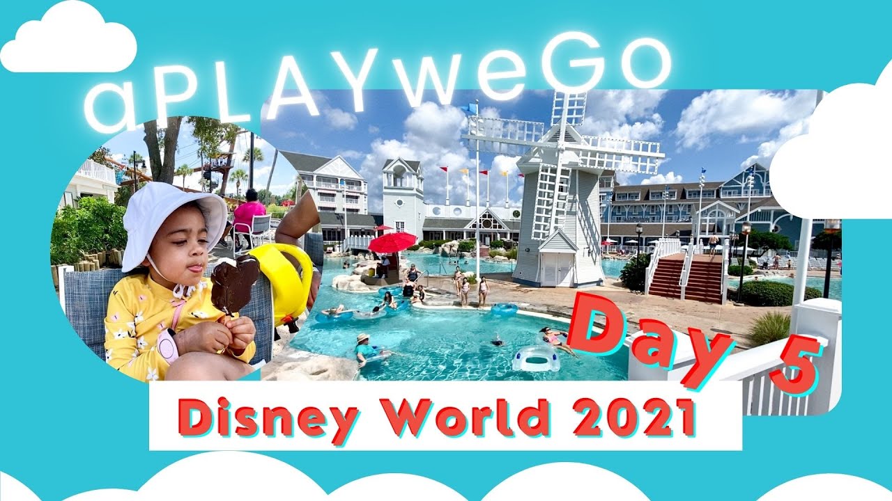 Disney World VLOG 2021 Day 5 || Check Out Day and Last Pool Day at Stormalong Bay