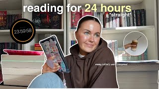 24 hour readathon 💤✨ | reading for 24 hours straight