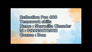 PEC 400 REFLECTION GROUP 5