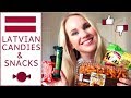 American Girl Tries Latvian Candy & Snacks in Riga, Latvia!